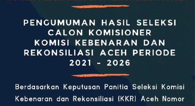 Kkr Aceh Website Komisi Kebenaran Dan Rekonsiliasi